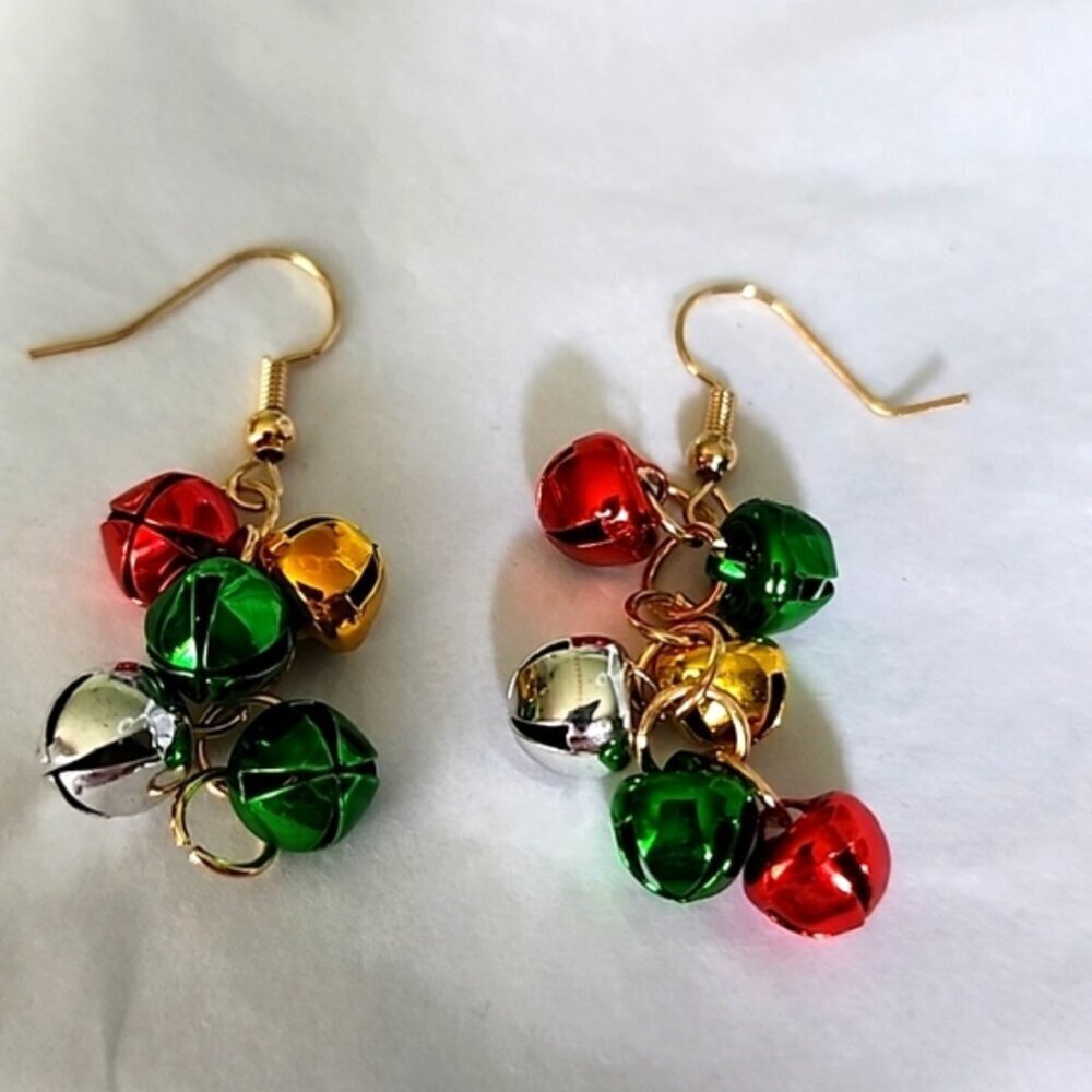 Christmas Bell Dangle Earrings
